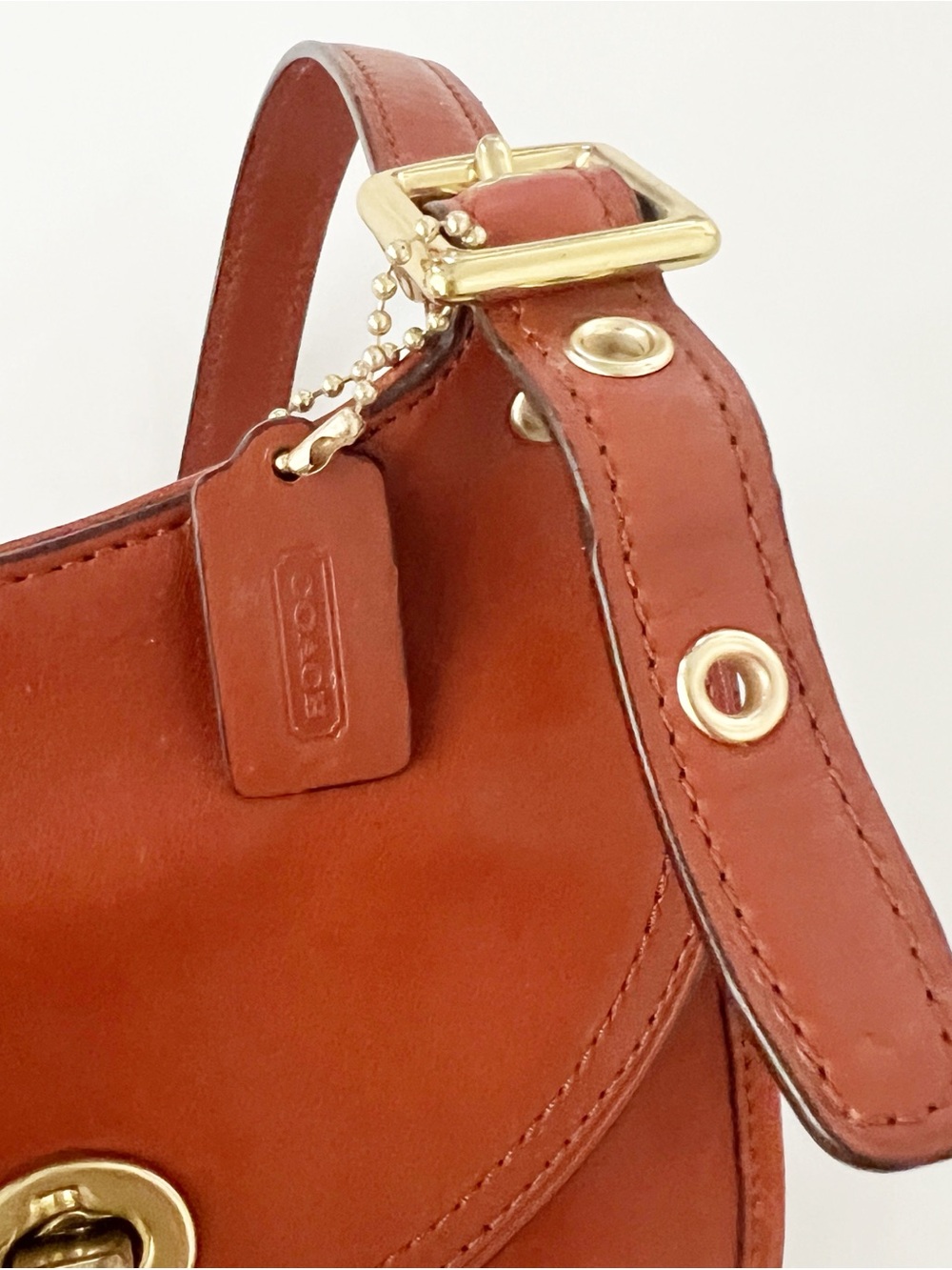 Coach Legacy Mini Saddle Bag in Vintage Brown - Picture 9 of 11